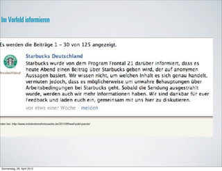 Im Vorfeld informieren




Donnerstag, 26. April 2012
 