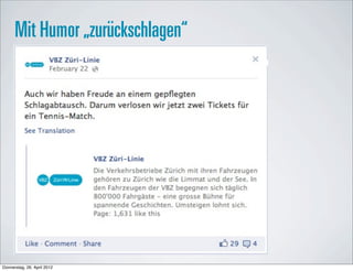 Mit Humor „zurückschlagen“




Donnerstag, 26. April 2012
 