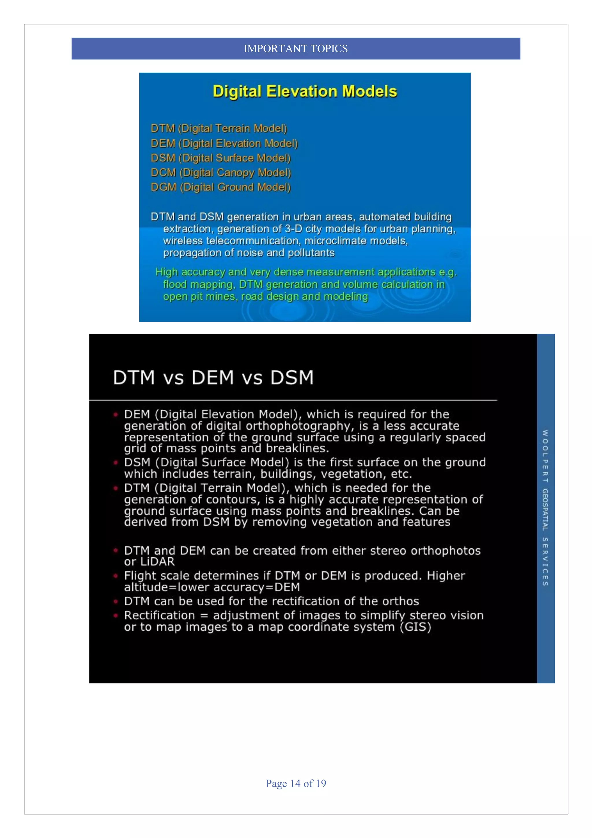 Page 14 of 19
IMPORTANT TOPICS
 