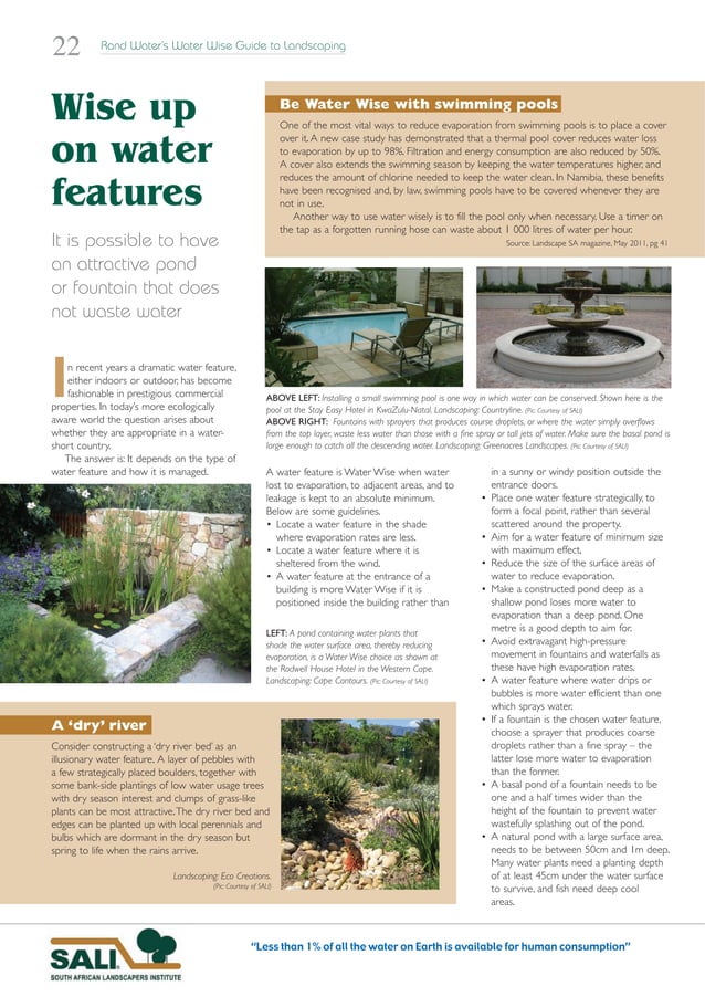 Picture of Water Wise Guide to Landscaping - South Africa | PDF