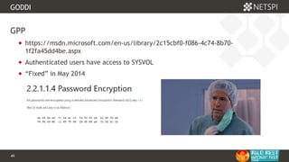 WWHF 2018 - Using PowerUpSQL and goddi for Active Directory Information ...