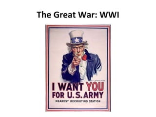 The Great War: WWI 
