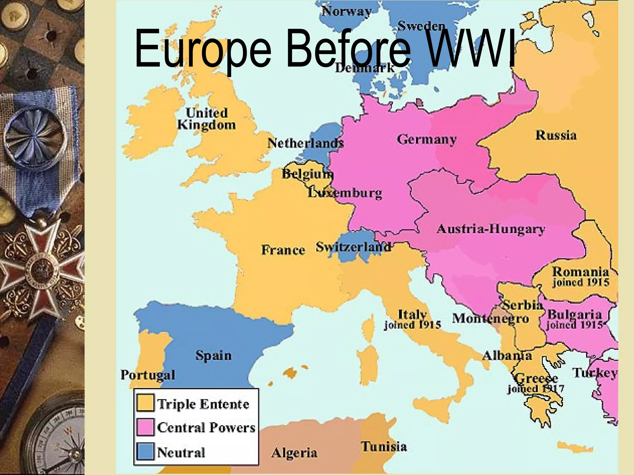 Europe Before WWI
 