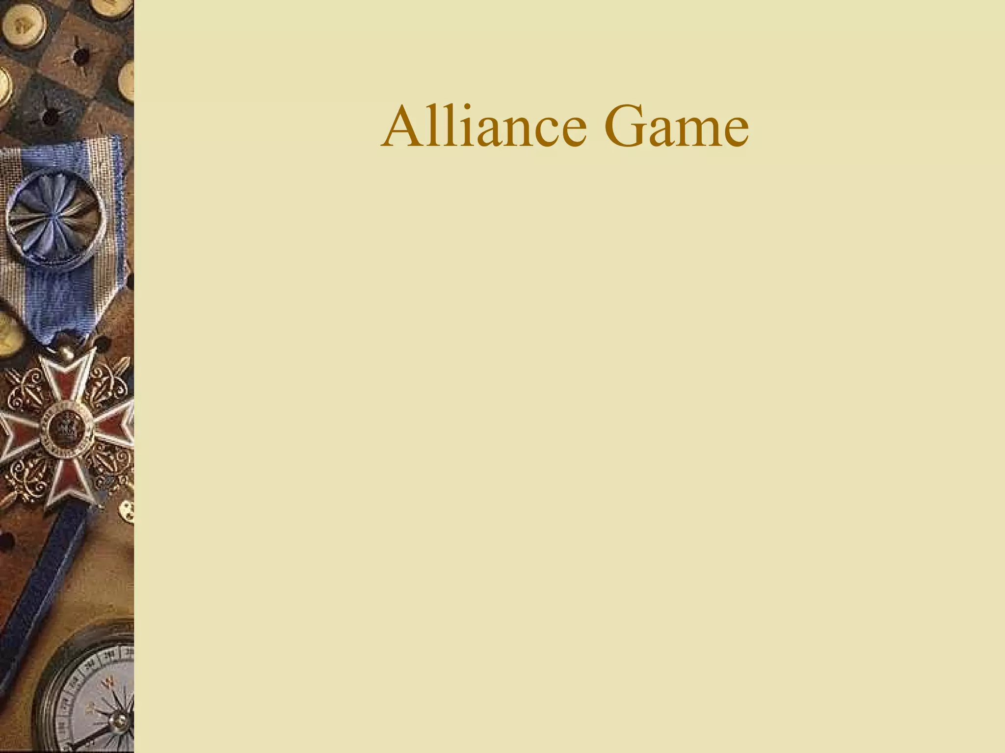 Alliance Game
 