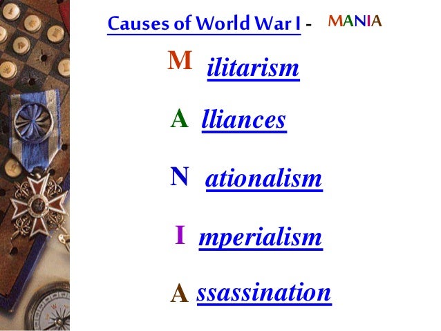 What Were the Main Causes of World War I?