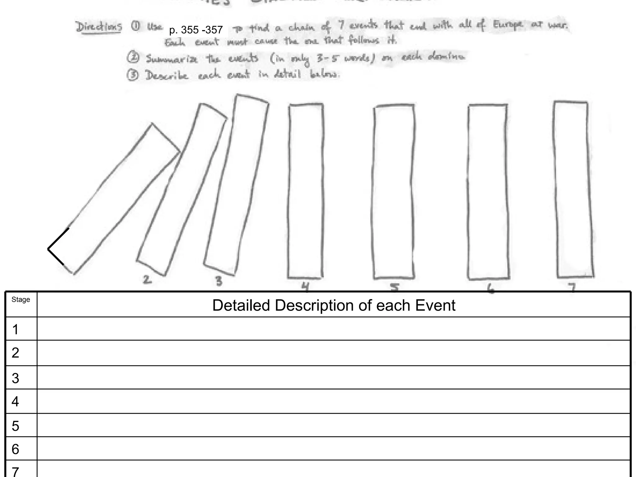 p. 355 -357




Stage
                Detailed Description of each Event
1
2
3
4
5
6
 
