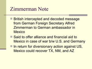 WWI and the aftermath