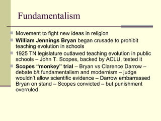 WWI and the aftermath