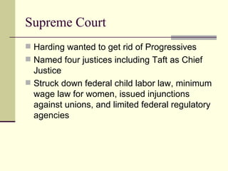 WWI and the aftermath