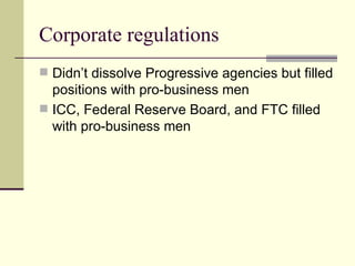 WWI and the aftermath