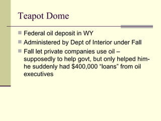 WWI and the aftermath