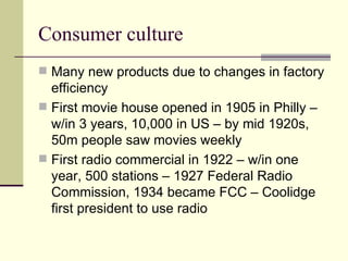 WWI and the aftermath