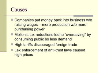 WWI and the aftermath