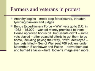 WWI and the aftermath