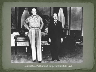 General MacArthur and Emperor Hirohito 1946
 