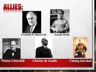 Franklin D. Roosevelt Joseph Stalin
 