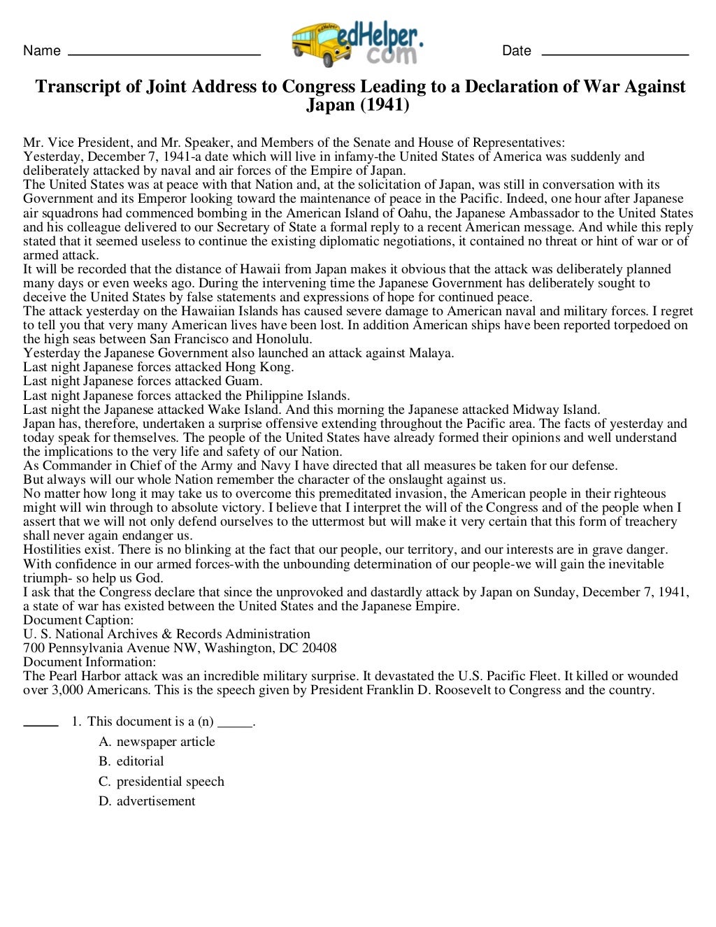 Wwii documents