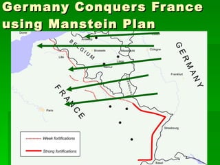 Germany Conquers France using Manstein Plan 