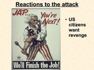 Reactions to the attack US citizens want revenge 