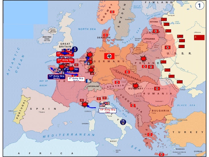 World War Ii European Map