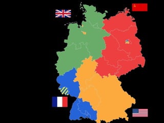 Occupation
zones in
Germany, 1947
 