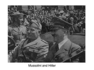 Mussolini and Hitler