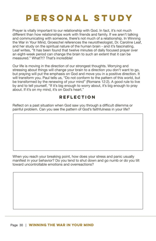 Winning the War in your Mind | PDF | Christianity | Religion & Spirituality