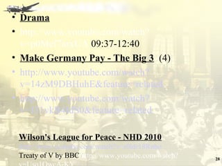 Paris Peace Conference 1919 & Treaty of Versailles | PPT
