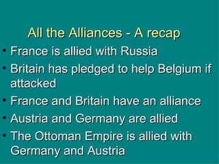 All the Alliances - A recap ,[object Object],[object Object],[object Object],[object Object],[object Object]