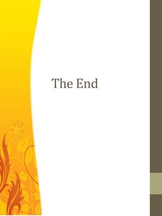 The End
 