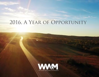 A Year of Opportunity