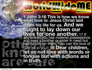 WWME #2: Church world