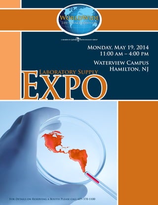 Monday, May 19, 2014
11:00 am – 4:00 pm
Waterview Campus
Hamilton, NJ
For Details on Reserving a Booth Please call 609-570-1100
 