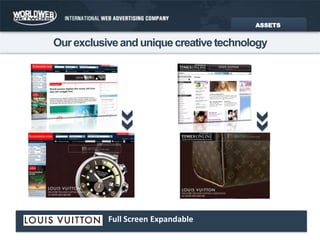 Our exclusive and unique creative technologyASSETSFull Screen Expandable 