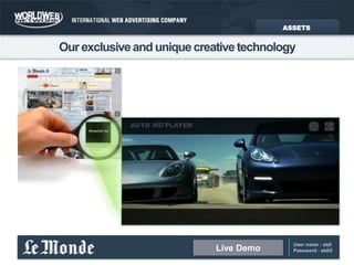 ASSETSOur exclusive and unique creative technologyAUTO HDPLAYERLive DemoUser name : atdiPassword : atdi5 