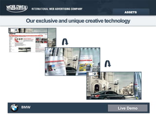 Our exclusive and unique creative technologyASSETSLive DemoBMW