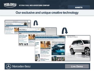 Live DemoOur exclusive and unique creative technologyASSETS
