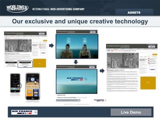 ASSETSOur exclusive and unique creative technologyLive Demo