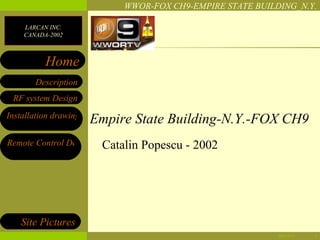 Empire State Building-N.Y.-FOX CH9 Catalin Popescu - 2002 
