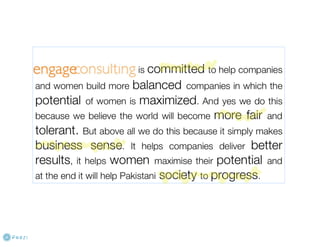 Gender Diversity Study Pakistan 2013