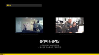 73
폴리싱
플레이 & 폴리싱
Source: https://giphy.com/gifs/funny-work-architect-CbSGut2wzWKZy
Source: https://dev.to/molly/describe-your-job-with-a-gif-5dhk
 