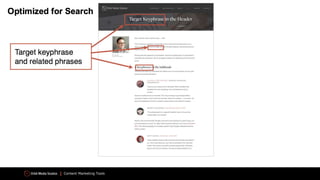 Content Marketing Tools
 
