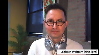 Logitech Webcam (ring light)
 