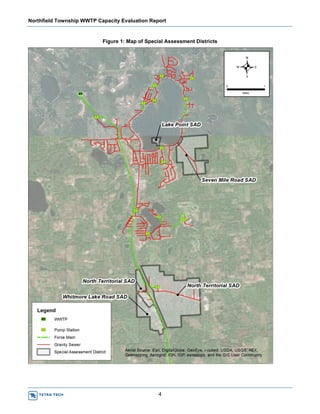 Northfield Township WWTP Capacity Evaluation Report
4
Figure 1: Map of Special Assessment Districts
 