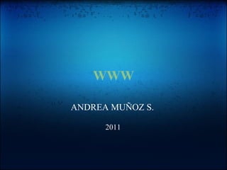 WWW ANDREA MUÑOZ S.  2011 
