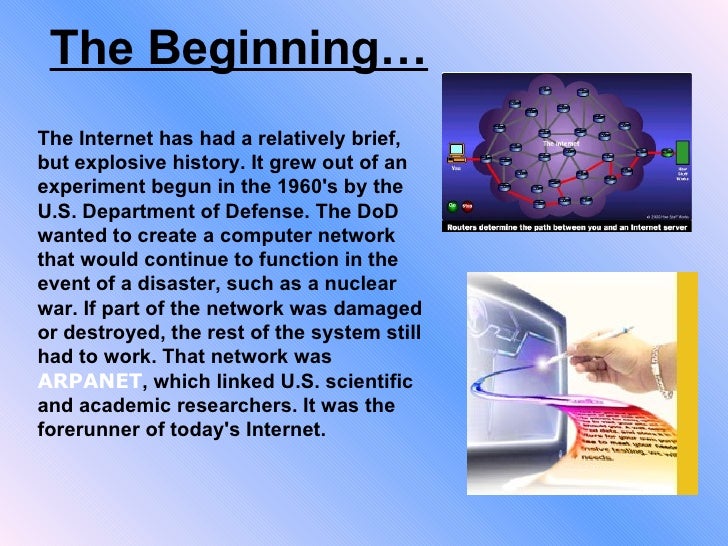 How the internet started