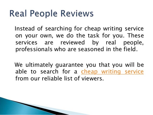 Cheap writing services image