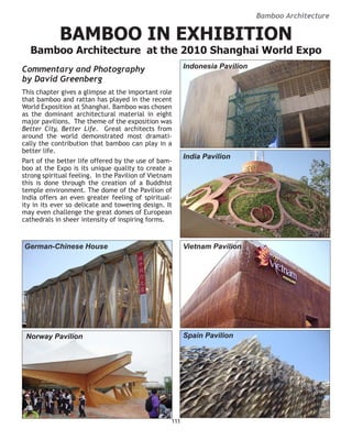 Expo Building Rattan bamboo architecture ebook | PDF