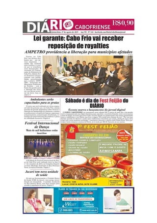 Diário Cabofriense - Edição de 27 de agosto de 2015