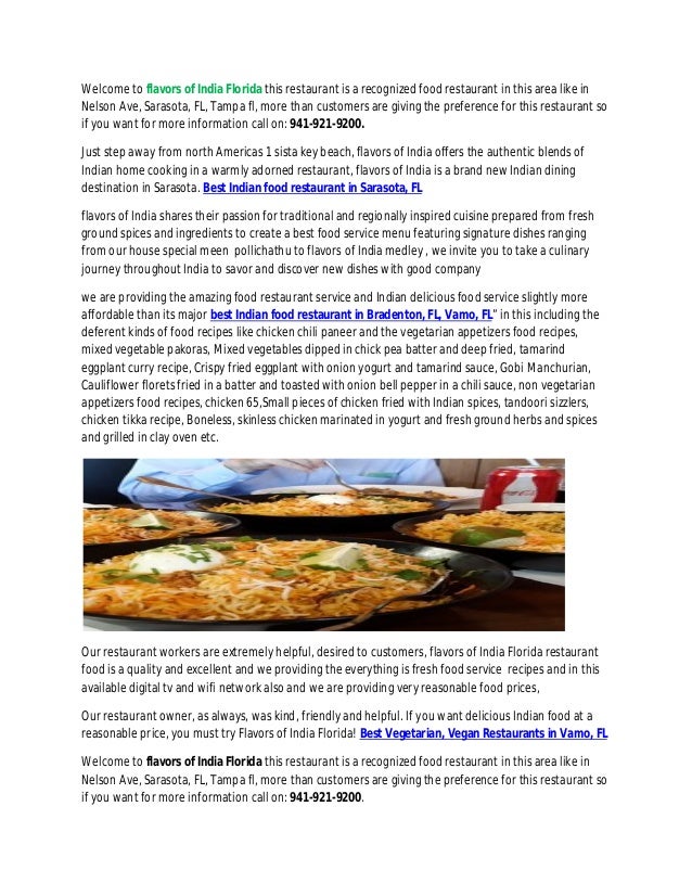 Flavors Of India Florida Best Indian Food Restaurant In 7119 Tamia
